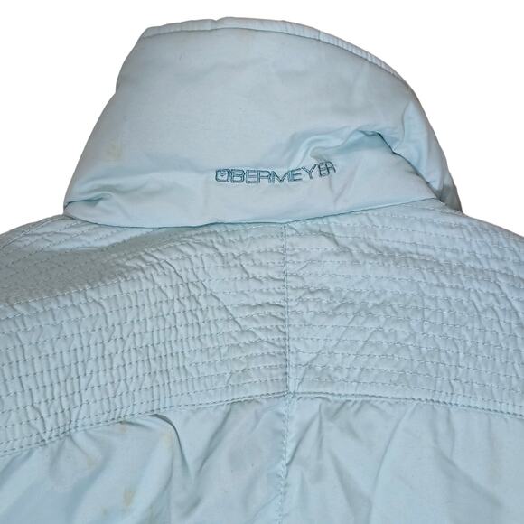 Vintage Mint Green Obermeyer Womens Ski Jacket Thick Warm Size 10 1980s - Picture 8 of 11